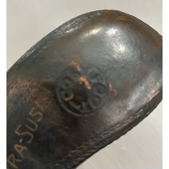 Vintage Baby Shoe Brass/Bronze/Copper VTG Shoe Sculpture Mid-Century Cosy Foot - Picture 8 of 9